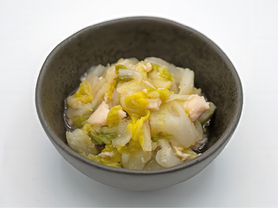 "やわらか食"白菜の梅和え