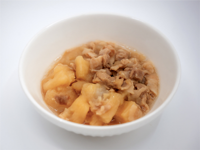 &rdquo;やわらか食&rdquo;長芋と豚肉の煮物