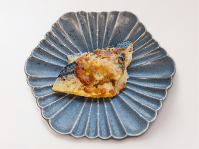 鯖のマスタードチーズ焼き