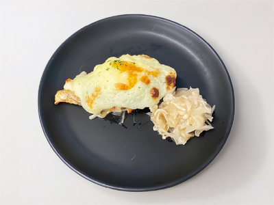 鮭のマッシュポテトチーズ焼き