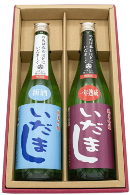 純米吟醸 いだまし 新酒版・純米吟醸 いだまし 熟成版 2本セット