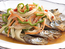 シシャモの南蛮漬け