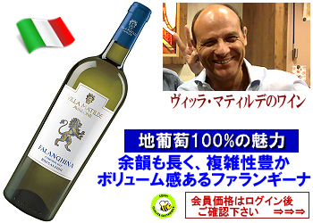 2023　ヴィッラ・マティルデ〈ロッカレオーニ/ファランギーナ〉【白】