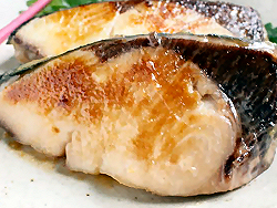 味噌の漬け焼き