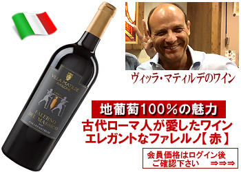 2020　ヴィッラ・マティルデ〈ファレルノ・デル・マッシコ/ロッソ〉【赤】