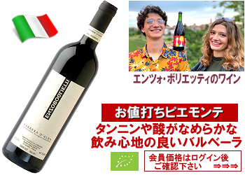 2023　エンツォ・ボリエッティ〈バルベーラ・ダルバ〉【赤】