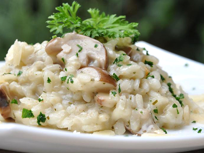 キノコのリゾット