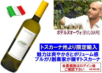 2022 ポデルヌオーヴォ〈ニコレオ/ビアンコ・トスカーナ〉【白