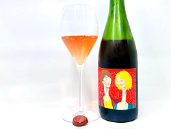 ヴィノ・ファンキー・ロザート：フリッツァンテのテイスティング(クリック⇒拡大します)