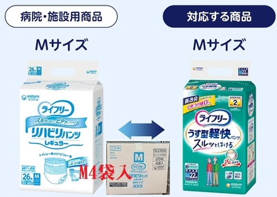 【北海道/東北/沖縄以外送料無料】27.ユニ・チャーム ライフリー リハビリパンツ レギュラー Mサイズ26枚(4袋セット)