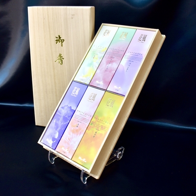 【ギフトお線香】　花風　6種　桐箱