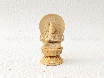 【ミニ仏像】　大日如来　専用厨子付