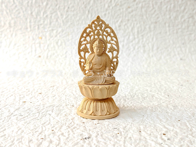 【ミニ仏像】　薬師如来　専用厨子付