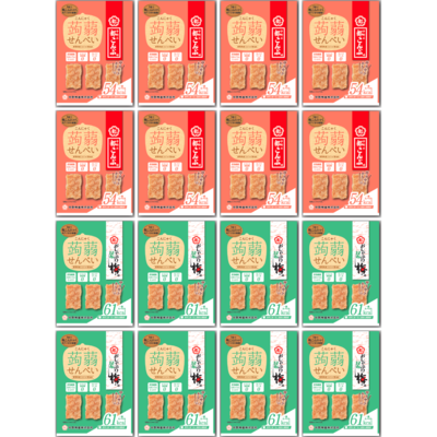 No.12 こんにゃくせんべい 16袋セット