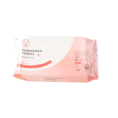 おしりふき アメジスト やわらかタオルおしりふきベビーローション入り 80枚入り ｜ お肌に優しい お尻拭き おしり拭き 日本製 無香料 ノンアルコール 水99％ ベビー 赤ちゃん 新生児 おむつ替え