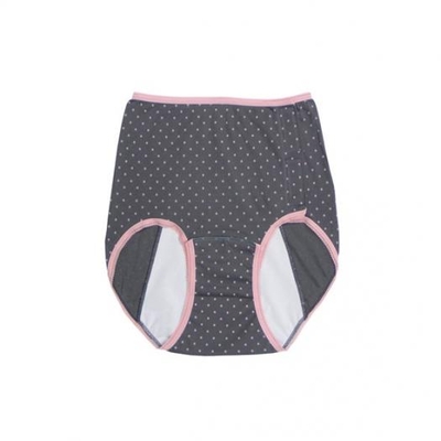 アメジスト 産褥ショーツ 二方開き 全開 水玉グレー L-LL ｜ 産じょくショーツ 帝王切開 全開 産褥ショーツ 二方開き 産後 ショーツ 産後 パンツ 大衛 【ネコポス対応2】【送料無料】
