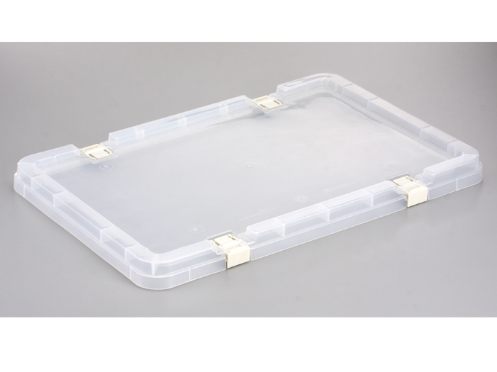 カラーコンテナ DO-ST-54用ロック蓋 透明 岐阜プラスチック工業