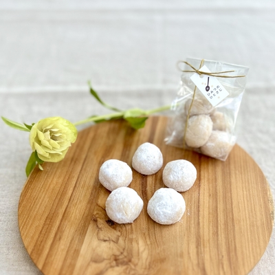 【グルテンフリー】米粉のブール・ド・ネージュ＊ ＊Les boules de neige a la farine de riz＊