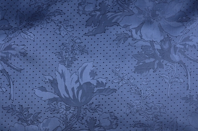 AA-124（ネービー花織柄 100％ VISCOSA）