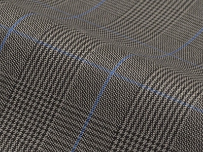 INOQ-8(グレー色織柄格子）