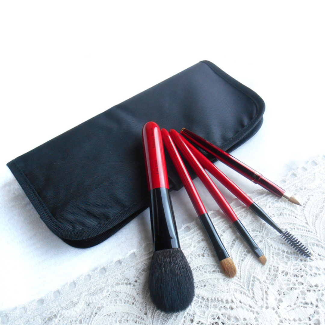 未使用】竹田ブラシ製作所 基本ブラシセット ベーシック 椿 化粧 メイク 