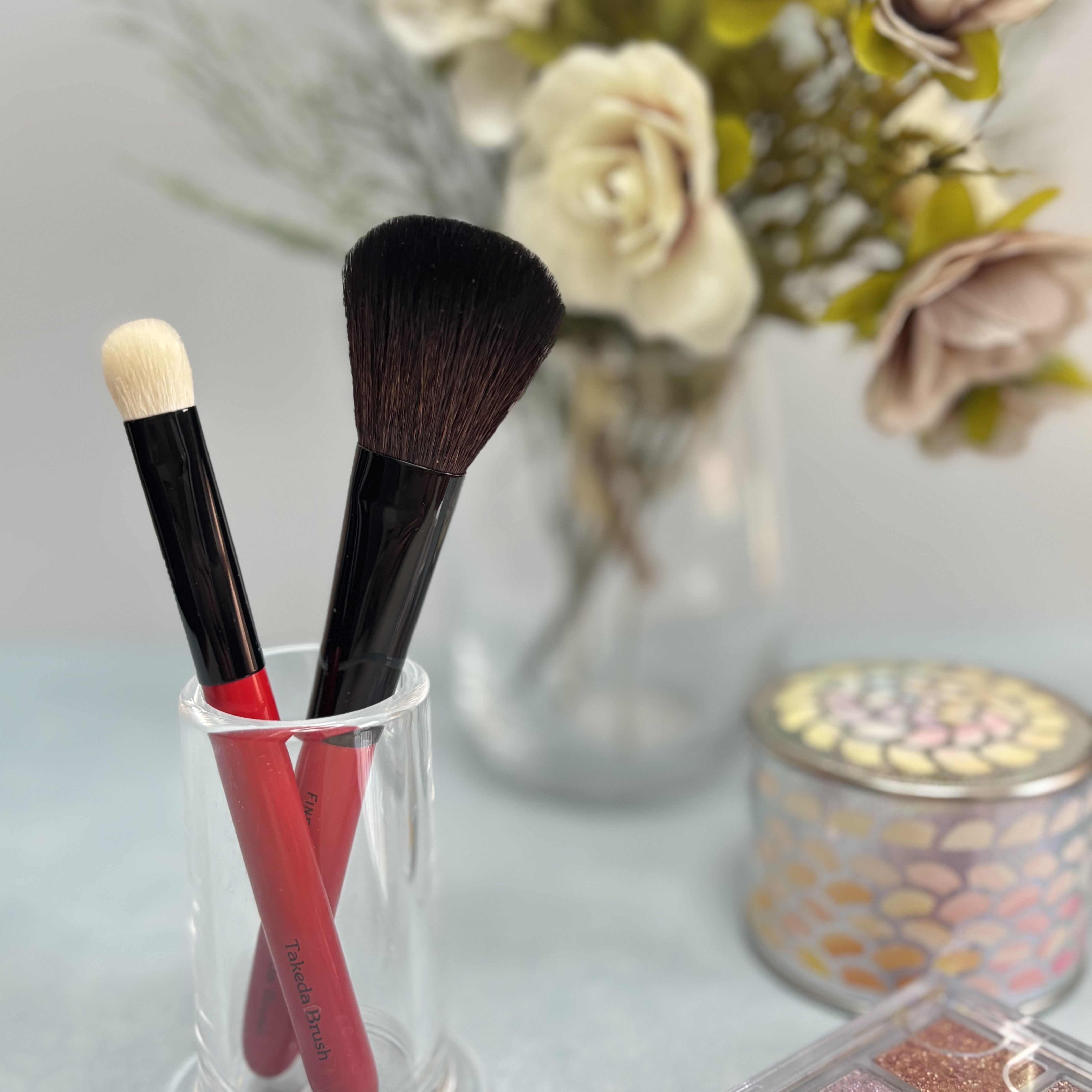 ①定番チーク&アイシャドウブラシ 2点セット | 竹田ブラシ製作所