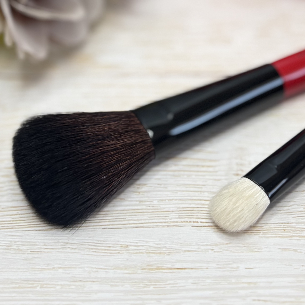 ①定番チーク&アイシャドウブラシ 2点セット | 竹田ブラシ製作所