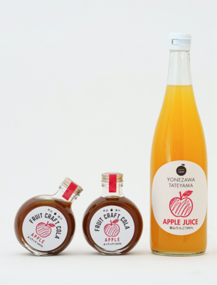 りんごジュースとコーラ2本セット