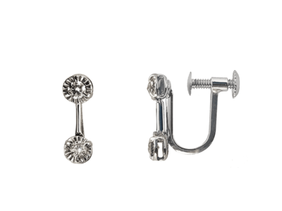 プラチナダイヤモンドスパークルイヤリング 0.14ct