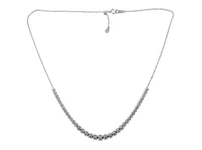 PTダイヤモンドグラデーションカットボールネックレス 2.0ct