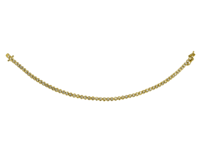 K18YGダイヤモンドテニスブレスレット 1.5ct