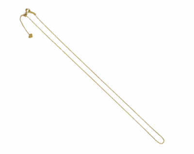 K18YGカットボールチェーンネックレス