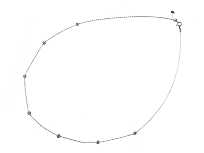 PTダイヤモンドステーションネックレス 0.3ct [60cm]