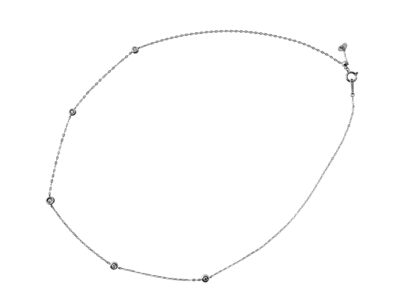 PTダイヤモンドステーションネックレス 0.2ct [45cm]