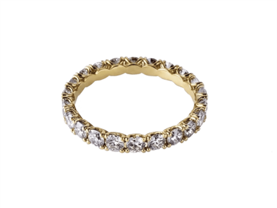 K18YG ダイヤモンドフルエタニティリング 2.0ct