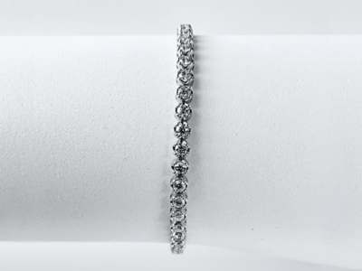 PT950 ダイヤモンドテニスブレスレット 3.0ct