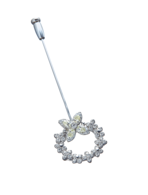 PTペアシェイプダイヤモンド 2wayペンダントヘッド／ブローチ 0.9ct