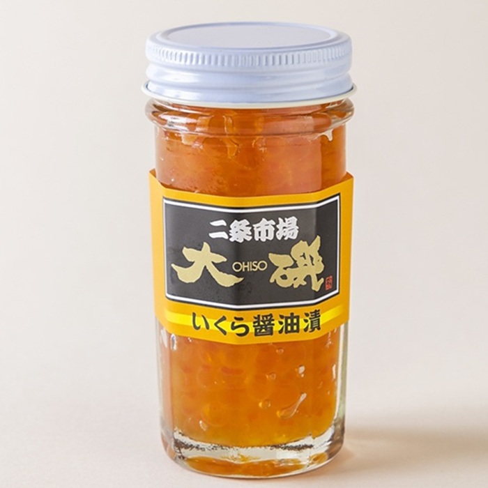 北海道釧路産 いくら醤油漬け(100g瓶) | 札幌二条市場大磯