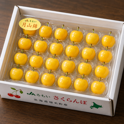 月山錦250g(2Lサイズ以上/　　　　　約24粒)500g無地白箱入