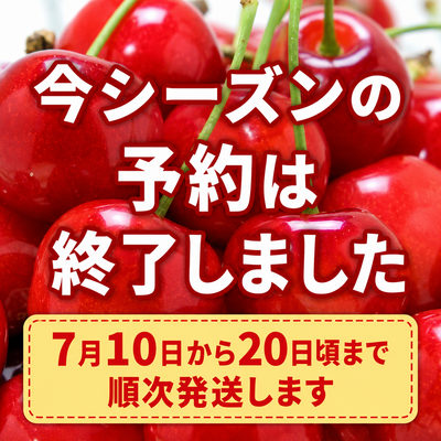 佐藤錦1Kg(Lサイズ以上/ 約150粒)500gパック2P:化粧箱入