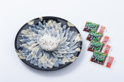 養殖とらふぐ刺身