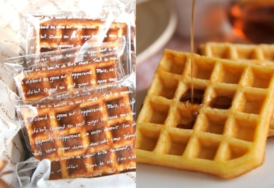 米粉ワッフルレギュラーセット　10枚+てんさい糖シロップつき