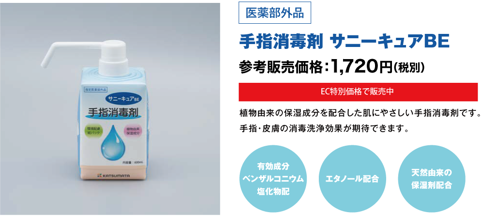 手指消毒剤 サニーキュアBE