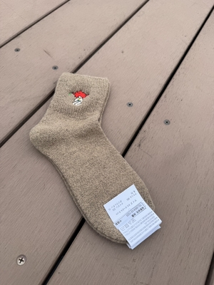 レディースお茶っティーソックス(ベージュ)＜ゴムくちソフト＞