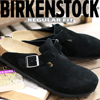 レギュラー】BIRKENSTOCK Boston BS Black (1027142