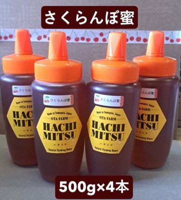 はちみつ（さくらんぼ蜜）500ｇ　4本