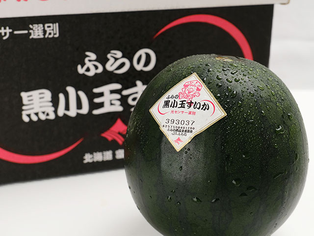麓郷黒小玉すいかの通販（お取り寄せ）