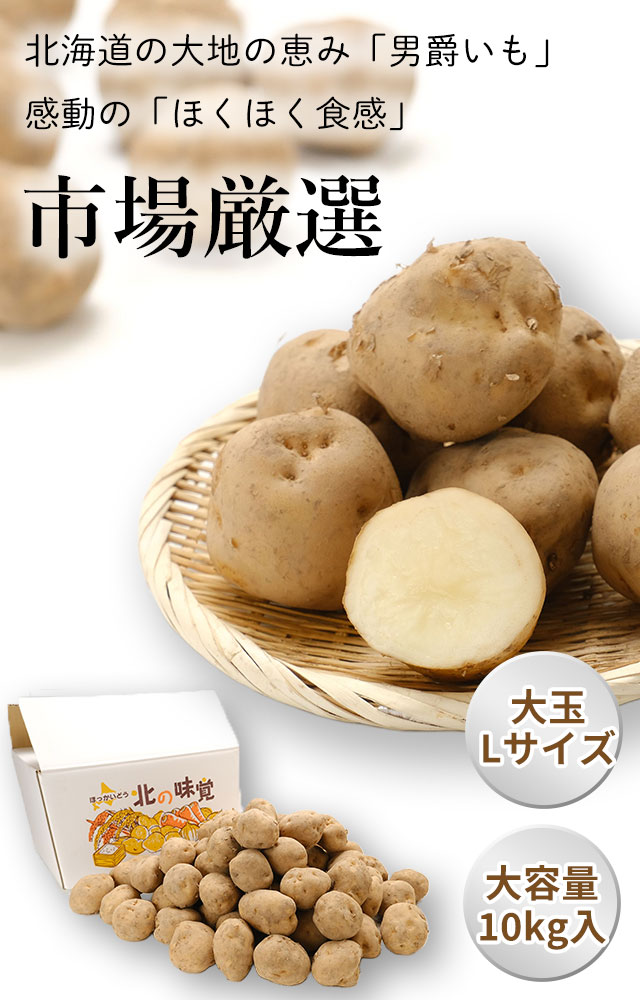 北海道産じゃがいも（男爵いも）の通販（お取り寄せ）