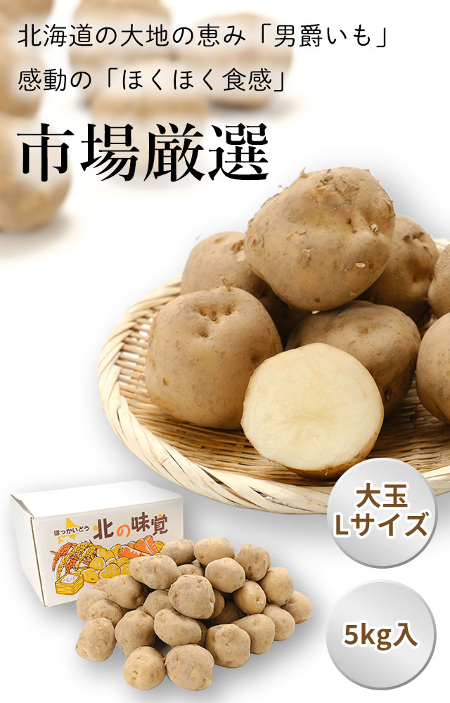 北海道産じゃがいも(男爵いも)の通販(お取り寄せ)