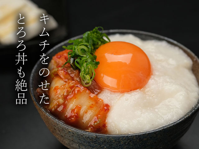 とろろだけじゃない!シャキッとした歯ざわりも絶品